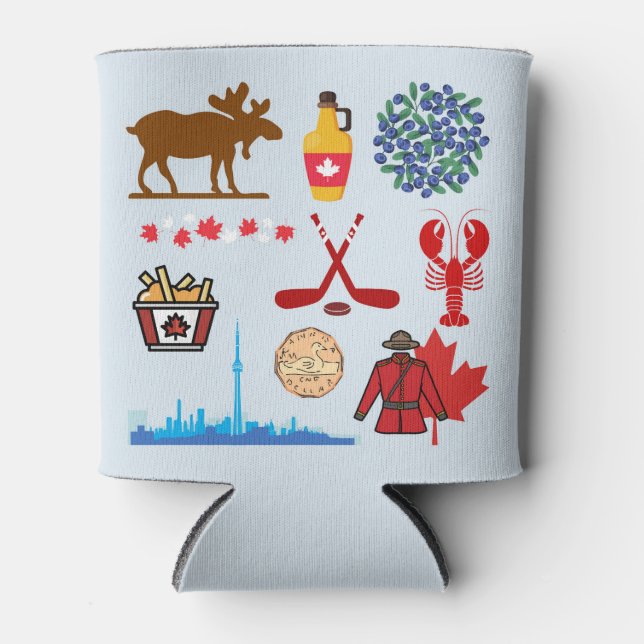Enfriador De Latas Diversión de Canadá (Anverso)