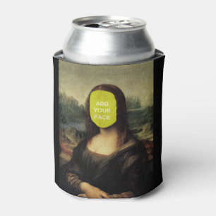 Enfriador De Latas Diversión Leonardo da Vinci adaptable "Mona Lisa"