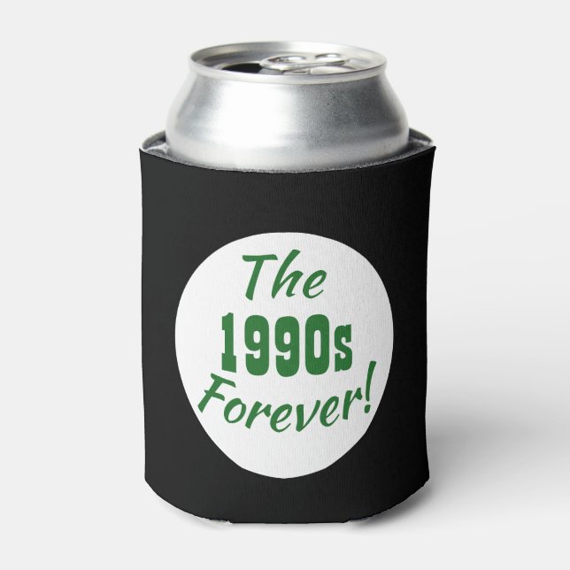 Enfriador De Latas Diversión Retro Década de 1990 90s (Lata Anverso)