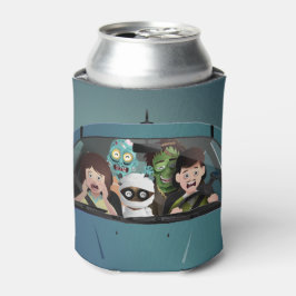 Enfriador De Latas Divertidas vacaciones familiares en la noche de Ha