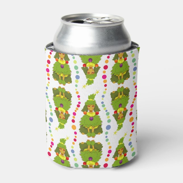 Enfriador De Latas Divertido árbol de Navidad (Lata Anverso)