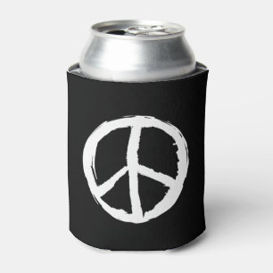 Enfriador De Latas divertido artsy PEACE SIGN  