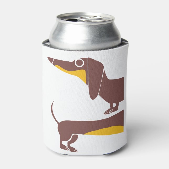 Enfriador De Latas Divertido dachshund lindo para padres de perros la (Lata Anverso)