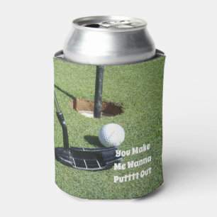 Enfriador De Latas Divertido Golf Wanna Puttt Out,
