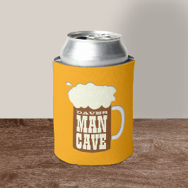 Enfriador De Latas Divertido nombre personalizado Man Cave Beer