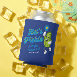 Enfriador De Latas Divertido partido de cumpleaños de Pickleball