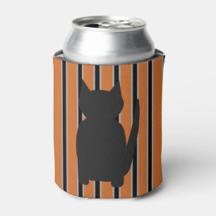 Enfriador De Latas Divertidos y divertidos gatos negros de Halloween