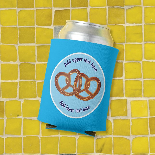 Enfriador De Latas Doble Pretzel - salchichas sedientas con cualquier (Subido por el creador)