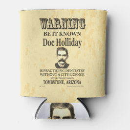 Enfriador De Latas Doc Holliday 💰 Vintage Quería Odontología