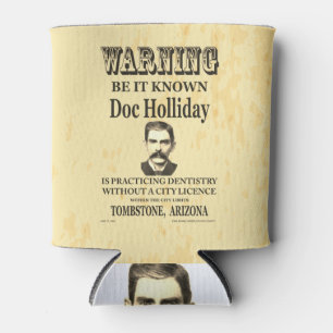 Enfriador De Latas Doc Holliday 💰 Vintage Quería Odontología
