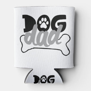 Enfriador De Latas Dog Dad Bone Cita Sobre Perros Que Son Pescadores