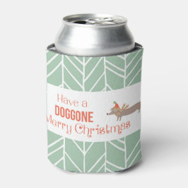 Enfriador De Latas Dog Gone Merry Christmas