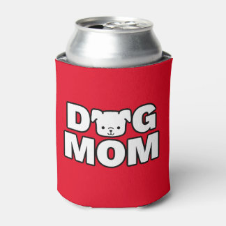 Enfriador De Latas DOG MOM Refrigerador de bebidas (rojo)
