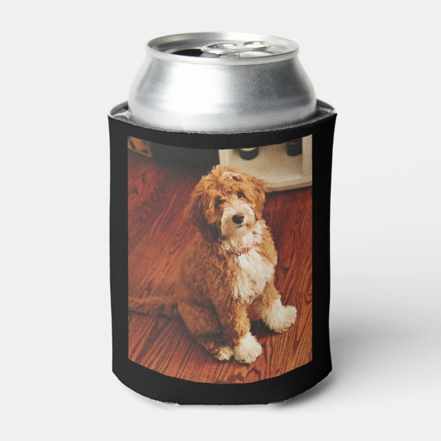 Enfriador De Latas Dog Pet Owner 2 Photos  (Lata Anverso)