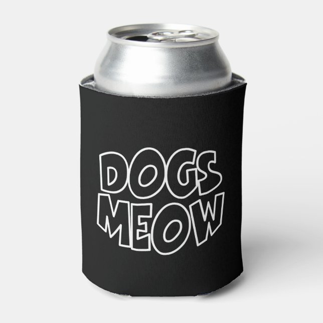 Enfriador De Latas Dogs Meow (Lata Anverso)