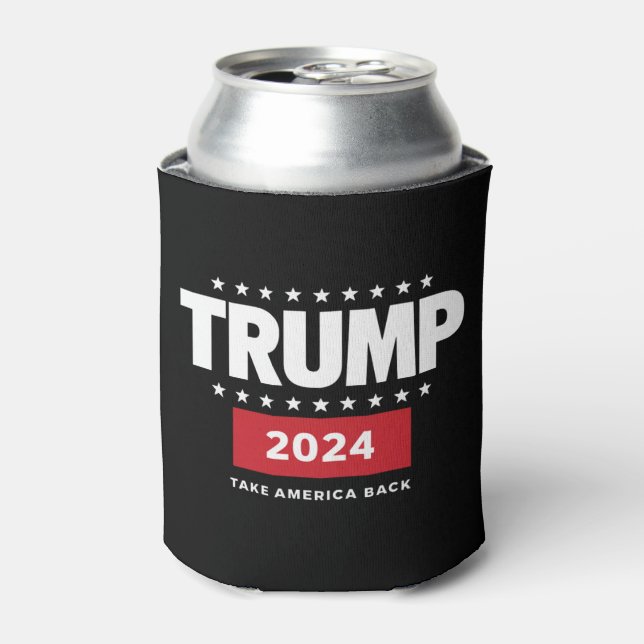 Enfriador De Latas Donald Trump 2024 retrotrae a Estados Unidos a las (Lata Anverso)