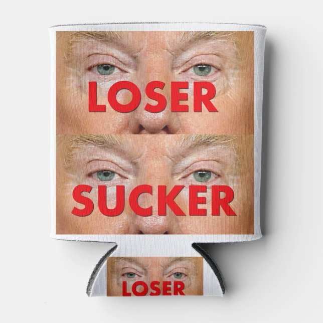 Enfriador De Latas Donald Trump PERDIÓ A SUCKER (Anverso)
