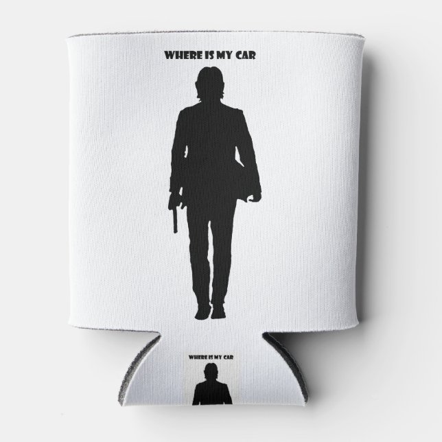 Enfriador De Latas ¿Dónde está mi coche? (Anverso)