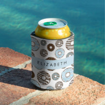 Donuts azules, donuts marrones, rociadores, tu nom