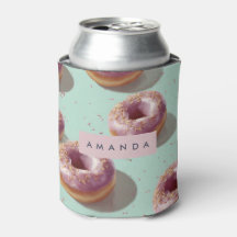 Donuts y rociadores personalizados para pasteles