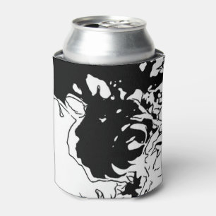 Enfriador De Latas Doodle de flores
