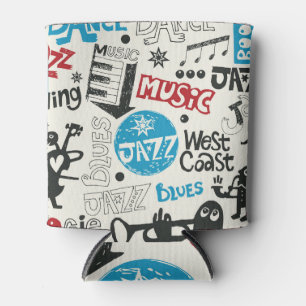 Enfriador De Latas Doodle de Jazz: Mezcla de Música Ecléctica