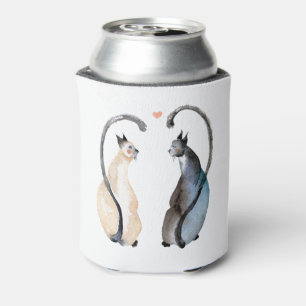 Enfriador De Latas Dos gatos enamorados
