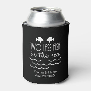Enfriador De Latas Dos peces menos en el Boda del mar
