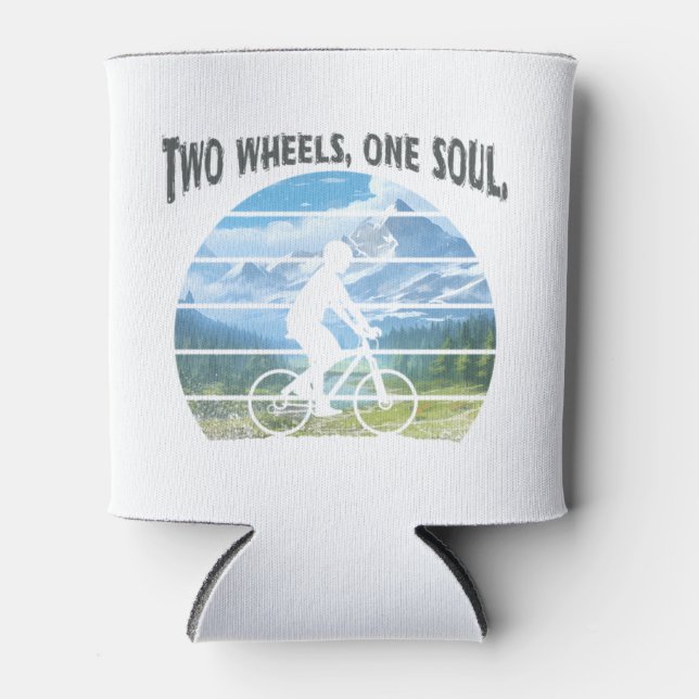 Enfriador De Latas Dos ruedas, un alma. (Anverso)