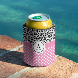 Enfriador De Latas Dosis onduladas y animales imprimir monograma