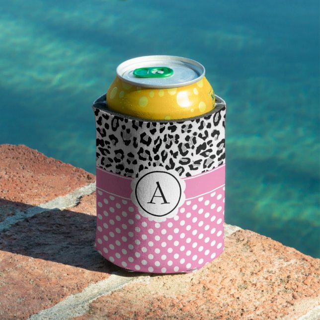 Enfriador De Latas Dosis onduladas y animales imprimir monograma (Piscina in situ)