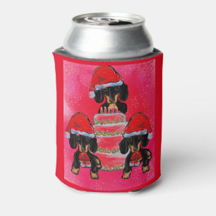 Enfriador De Latas Doxies de Navidad