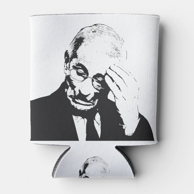 Enfriador De Latas Dr. Fauci Facepalm (Anverso)