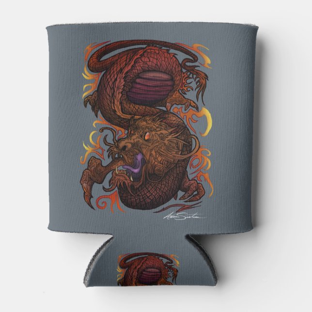 Enfriador De Latas Dragón (Anverso)