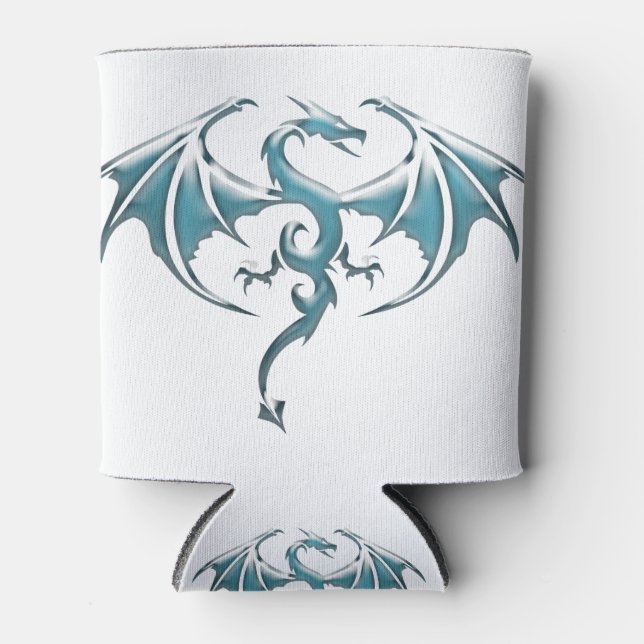 Enfriador De Latas Dragón azul (Anverso)