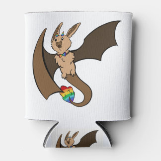Enfriador De Latas Dragón de bat del orgullo gay