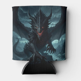 Enfriador De Latas Dragón medieval oscuro