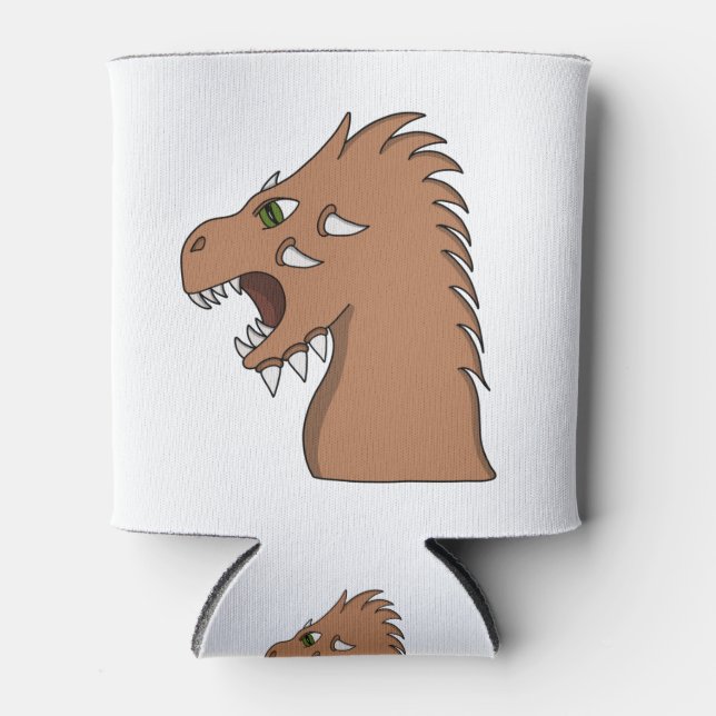 Enfriador De Latas Dragon preparing to breathe fire (Anverso)