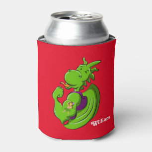 Enfriador De Latas Dragón que dobla el bíceps