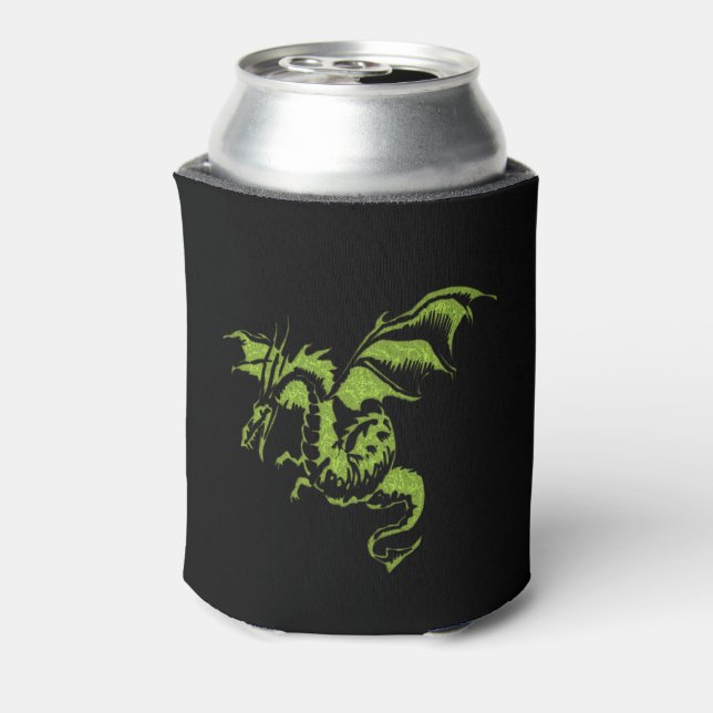 Enfriador De Latas Dragón Verde (Reverso de la lata)