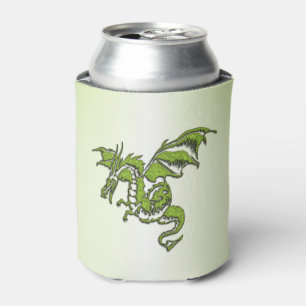 Enfriador De Latas Dragón Volador Verde