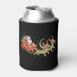 Enfriador De Latas Dragones de Trineo de Santa Antílopes de Navidad
