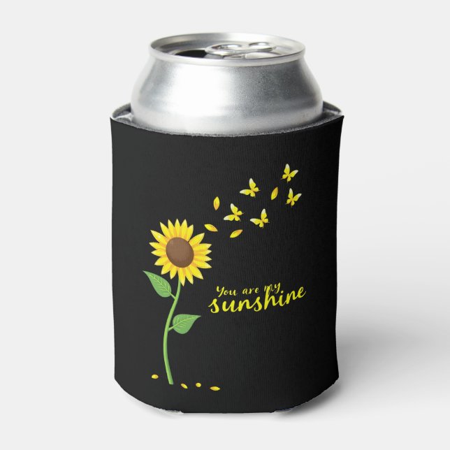 Enfriador De Latas Dragonflies and Sunflower You Are My Sunshine (1) (Lata Anverso)