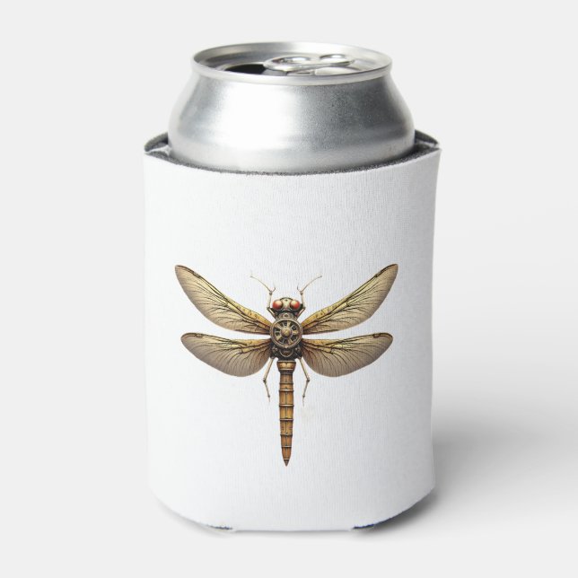 Enfriador De Latas Dragonfly Animal Art Graphic Dragonfly (Lata Anverso)