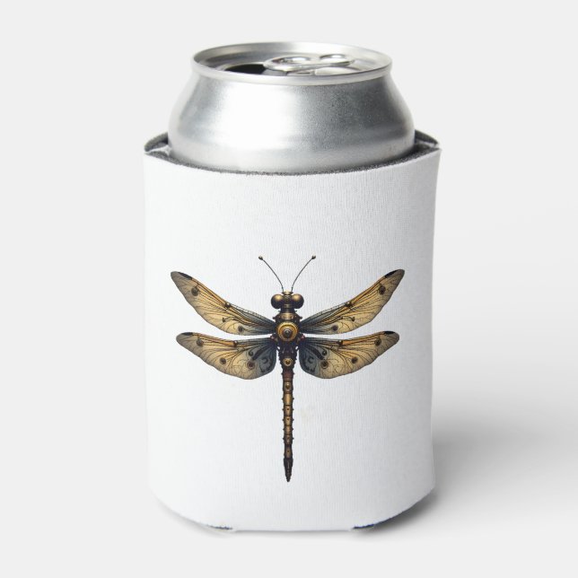Enfriador De Latas Dragonfly Animal Art Graphic Dragonfly (3) (Lata Anverso)