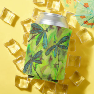 Enfriador De Latas Dragonismo celestial en un cielo estrellado