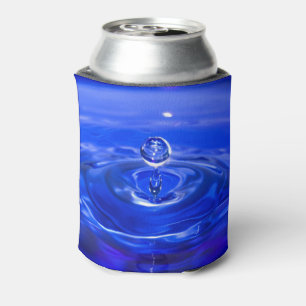 Enfriador De Latas Droplet de agua azul de Guay