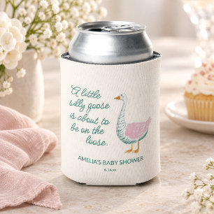 Enfriador De Latas Ducha De Bebé Silvestre Niña Rosa Verde