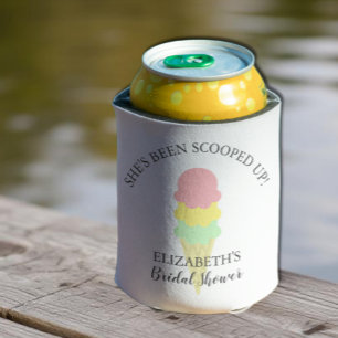 Enfriador De Latas Ducha de Novia de Helado Servido