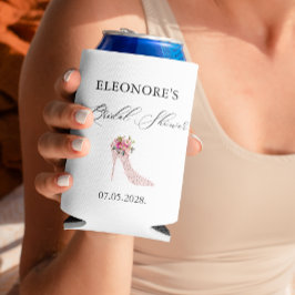 Enfriador De Latas Ducha de novia de tacones altos rosados